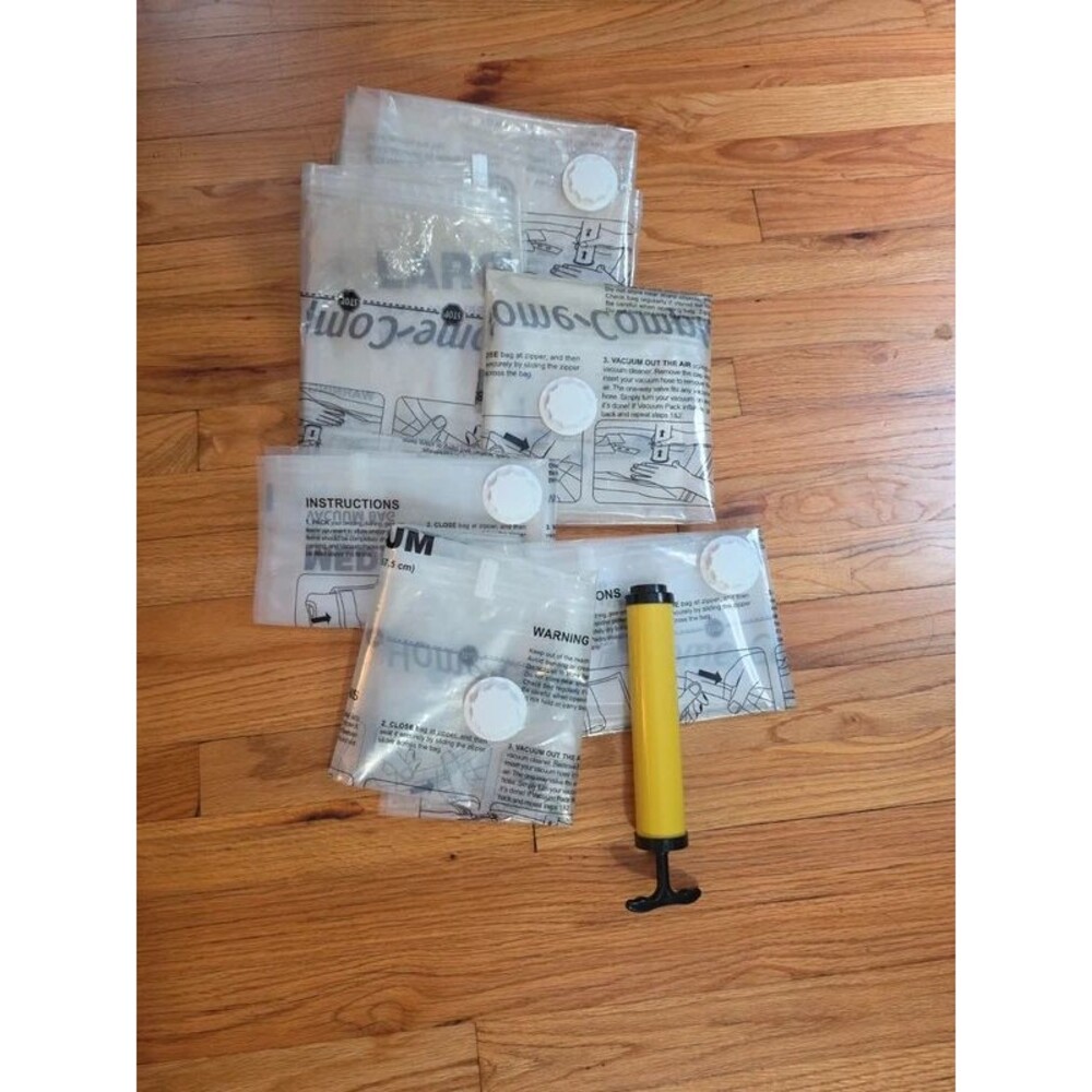 Home-complete vacuum seal storage bags